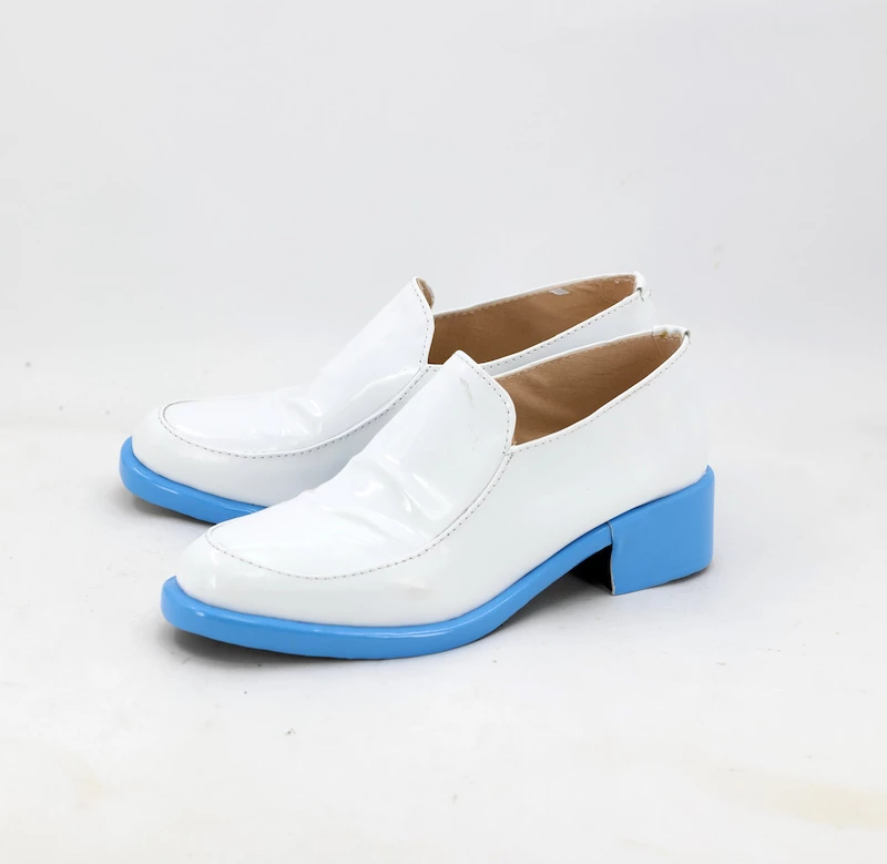 JoJo's Bizarre Adventure 4 Rohan Kishibe White Cosplay Shoes - Image 4