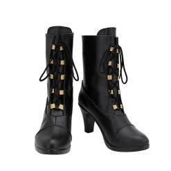 Final Fantasy VII Remake Cloud Strife Female Black Cosplay Shoes