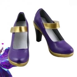 League Of Legends LOL K/DA Ahri Purple Cosplay Shoes