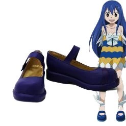 Fairy Tail Wendy Marvell Cosplay Shoes