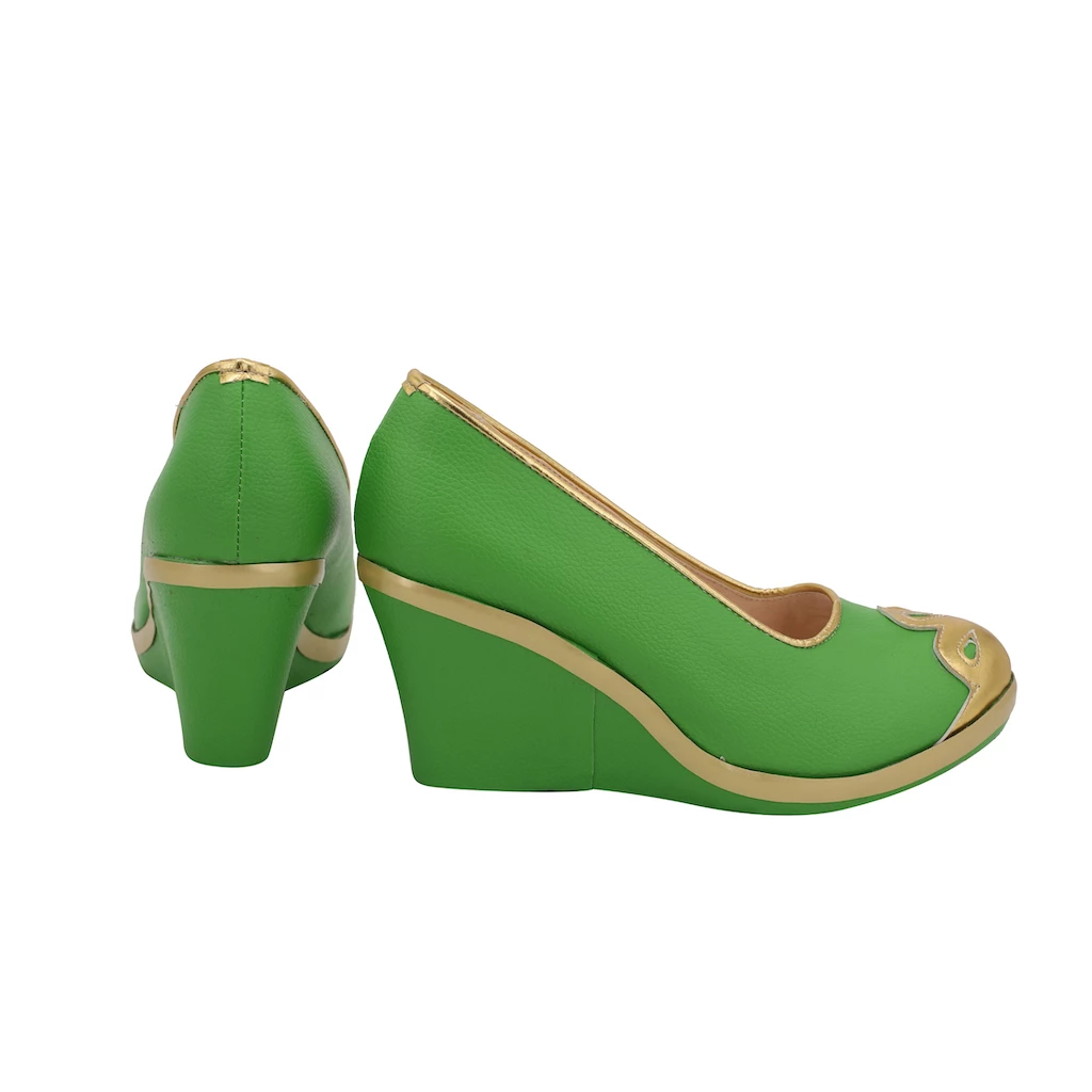 Love Live! Hanayo Koizumi Green Cosplay Shoes - Image 3