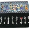 Silver Kingdom Hearts Pendant Set