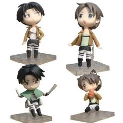 4-Piece Attack On Titan PVC Action Figure Set