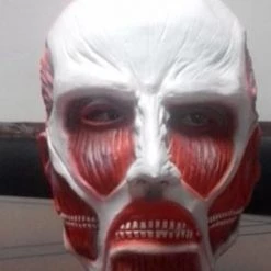Attack On Titan Colossus Titan Latex Cosplay Mask