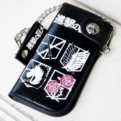 Black Attack On Titan Cosplay Purse