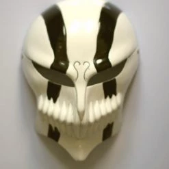 Black Bleach Ichigo Vizored PVC Cosplay Hollow Mask