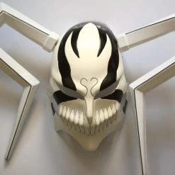 Black Bleach Ichigo Vizored PVC Cosplay Mask