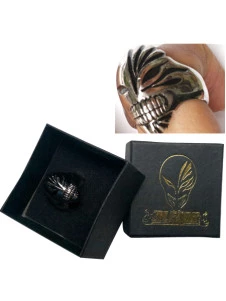 Black Bleach Urosaki Ichigo Hollows Alloy Cosplay Ring With Box
