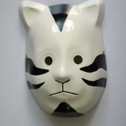 Black Naruto Anbu Cat PVC Cosplay Mask