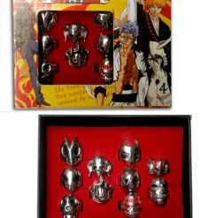 Bleach Alloy 10 Piece Anime Ring Set