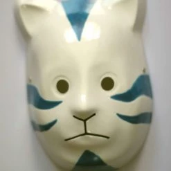 Blue Naruto Anbu Cat PVC Cosplay Mask