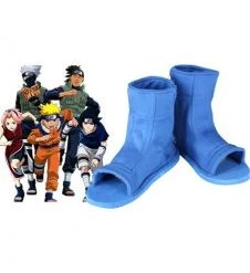 Blue Naruto Cosplay Shoes
