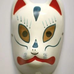 Blue Naruto Anbu Fox PVC Cosplay Mask