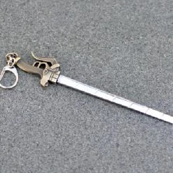 Bronze Attack On Titan Eren Cosplay Keychain