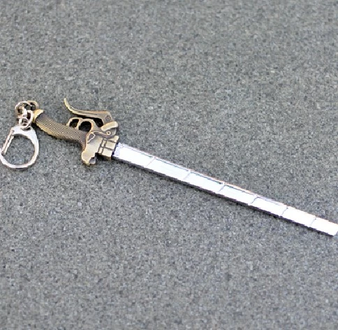 Bronze Attack On Titan Eren Cosplay Keychain