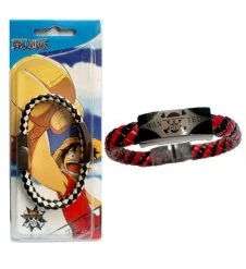 Black & Red One Piece Anime Hand Strap