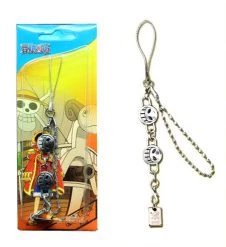 One Piece E Portgas D. Ace Anime Cell Phone Chain