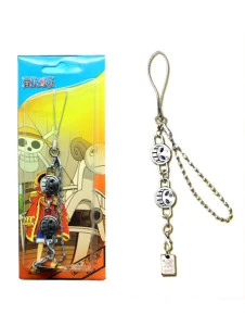 One Piece E Portgas D. Ace Anime Cell Phone Chain