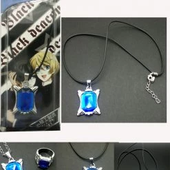 Black Butler Kuroshitsuji Necklace Ring Set