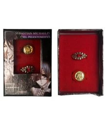 Black Butler Kuroshitsuji Golden Alloy Anime Ring Set