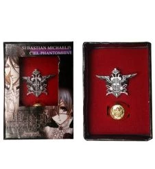 Black Butler Kuroshitsuji White Alloy Anime Ring Set