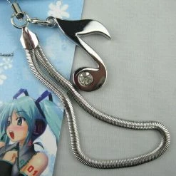 White Vocaloid Cosplay Phone Chain