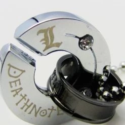Death Note Black Alloy Anime Necklace