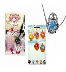 Blue Puella Magi Madoka Magica Cosplay Pendant Necklace