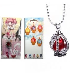 Red Puella Magi Madoka Magica Cosplay Pendant Necklace