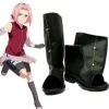 Naruto Haruno Sakura Imitation Leather Cosplay Boots