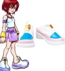 Kingdom Hearts Kairi Imitation Leather Cosplay Shoes