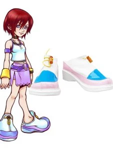 Kingdom Hearts Kairi Imitation Leather Cosplay Shoes