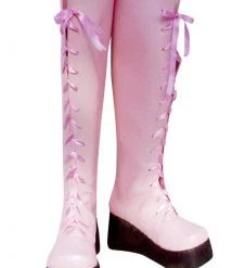 Kingdom Hearts II Yuna Imitation Leather Cosplay Boots