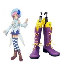 Shugo Chara Miki Imitation Leather Cosplay Boots