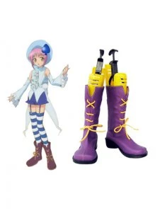 Shugo Chara Miki Imitation Leather Cosplay Boots