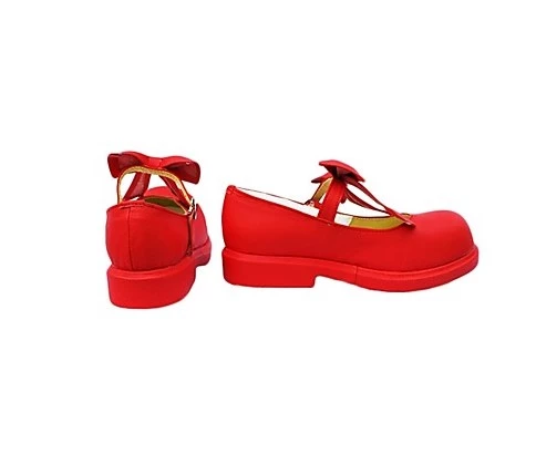 Cardcaptor Sakura Sakura Kinomoto Red Cosplay Shoes - Image 3