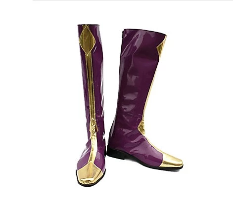 Code Geass Zero Purple Cosplay Boots - Image 2