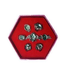 Cyan Katekyo Hitman Reborn Cosplay Ring Set