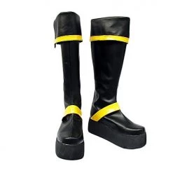 D.Gray Man Kanda Yu Imitation Leather Cosplay Boots