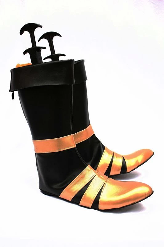 Final Fantasy VII Vincent Imitation Leather Cosplay Boots - Image 2