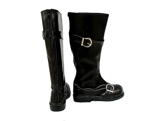 Gin Tama Sakata Gintoki Imitation Leather Cosplay Boots - Image 2