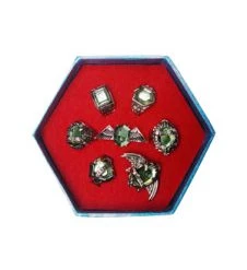 Green Katekyo Hitman Reborn Cosplay Ring Set