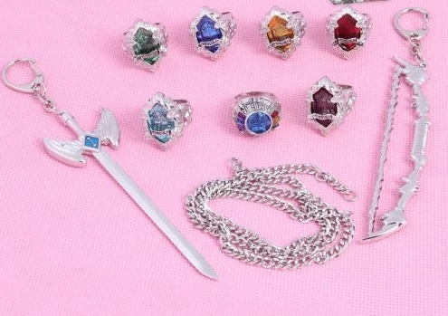 Katekyo Hitman Reborn Alloy Beautiful Cosplay Ring Set