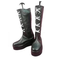 Katekyo Hitman Reborn Xanxus Black Cosplay Boots