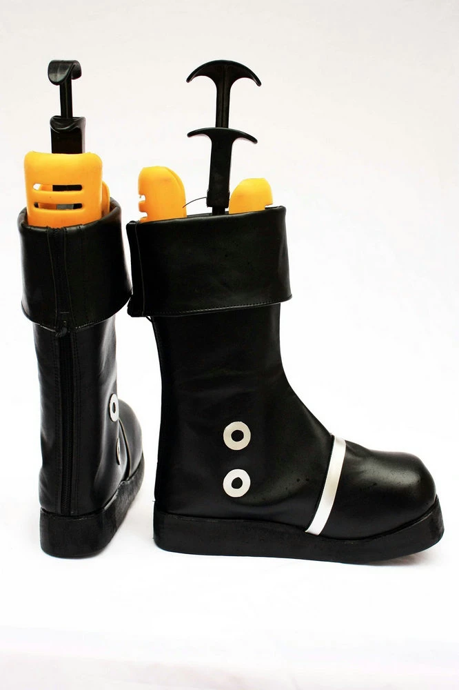 One Piece Portgas D. Ace Faux Leather Cosplay Boots - Image 3