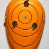 Orange Naruto Uchiha Madara Syaringan PVC Cosplay Mask