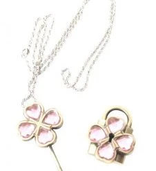 Pink Shugo Chara! Alloy Cosplay Key Necklace