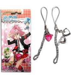 Pink Shugo Chara Alloy Cosplay Phone Strap