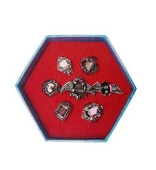 Purple Katekyo Hitman Reborn Cosplay Ring Set