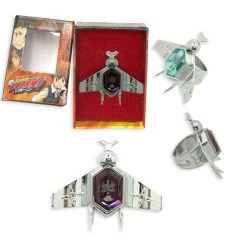 Purple Katekyo Hitman Reborn Simon Family Ring Set